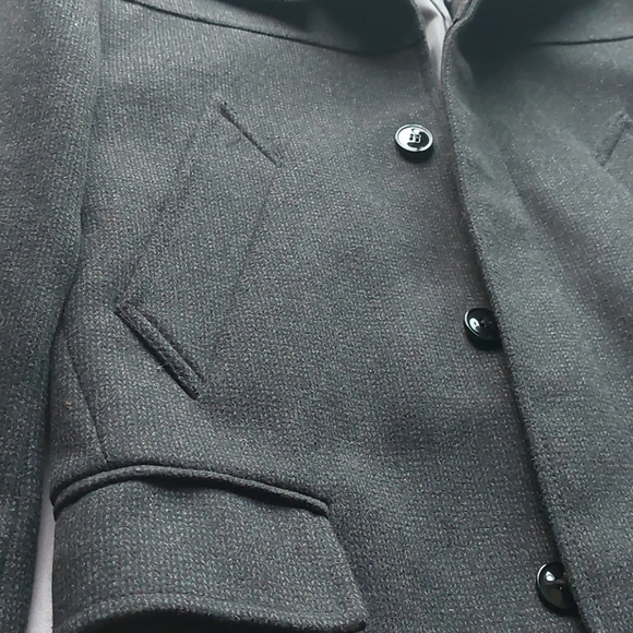 Sold! H&M Grey long overcoat, 38 (10 women) - Picture 5 of 13